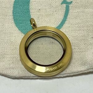 Origami Owl Medium 18k Gold Plated Living Locket